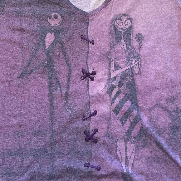 Nightmare Before Christmas V-Neck Top - Picture 2 of 5